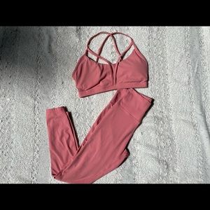 Matching blush Fabletics/Demi Lovato set S/M.